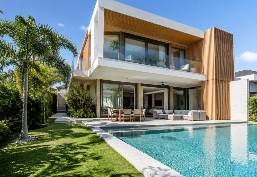 Casa alto padrão com piscina na Meia Praia
